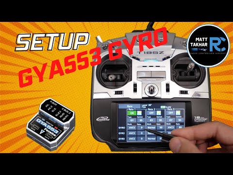 Setting up the Futaba GYA553 Gyro on T18SZ