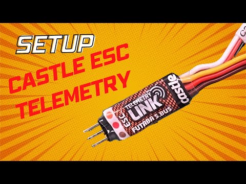 How to set the Castle ESC for Telemetry