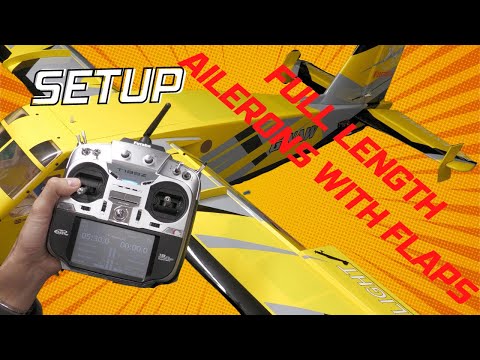 How to setup Ailerons with Flaps on the Turbo Bushmaster | Futaba