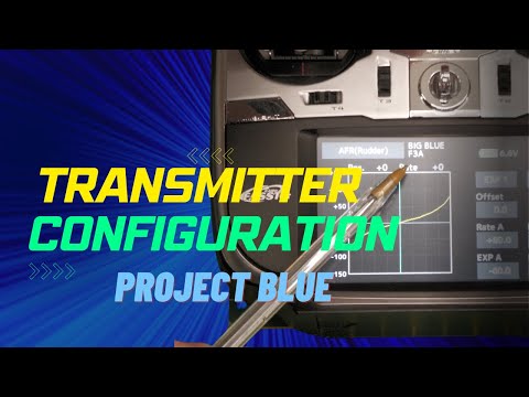 Transmitter configuration with 3 flights conditions | Project Blue