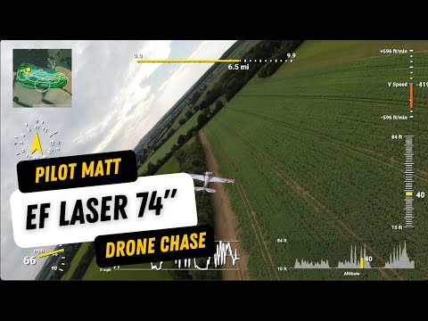 Captivating DJI Drone Footage: Unleashing the Extreme Flight 74″ Laser in Air