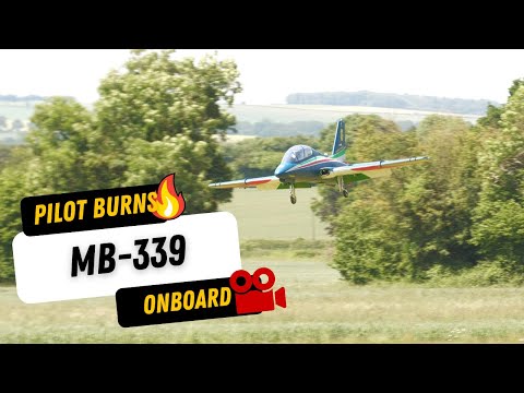 MB 339 105mm RC EDF Jet with onboard camera | Pilot Burns
