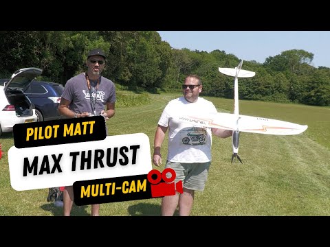 Max Thrust Glider with multiple camera angles