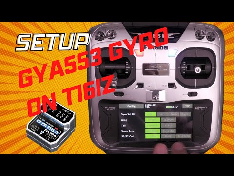 Setting up the Futaba GYA553 Gyro on T16IZ