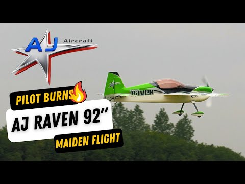 AJ Raven 92″ Maiden Flight | Pilot Burns