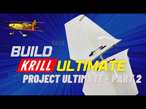 Krill Ultimate Bi-plane Build 2 – – Rudder, Servos and Stabilizer