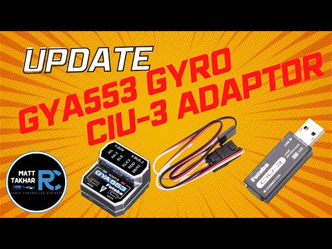 Update GYA553 Gyro firmware with CIU-3 adaptor | Futaba