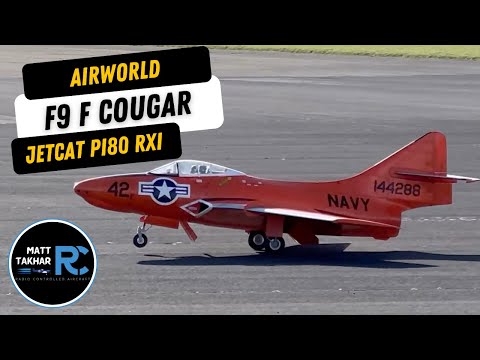 F9 F Cougar Flight | Turbine | Jetcat P180 rxi | 2.1 meters