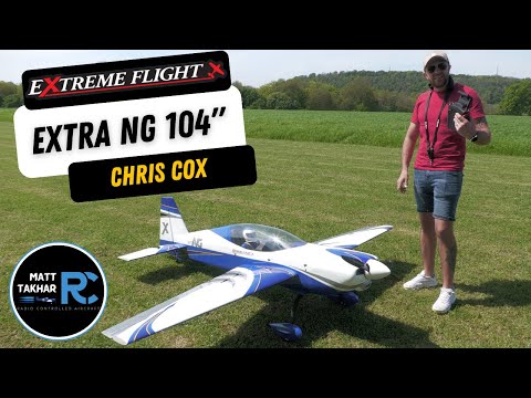 Chris test flying his 104″ Extra NG like no other does | Would you do this?
