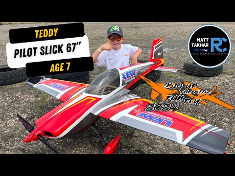 7-Year-Old Teddy’s Flight with His Pilot Slick at Big Up The Kidz Fun Fly 2024!