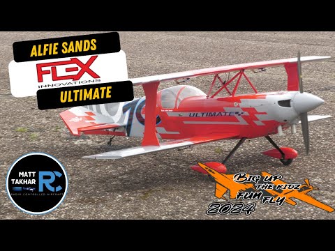 Alfie Sands Flies the Flex Innovations Ultimate 70cc at Big Up The Kidz Fun Fly 2024!