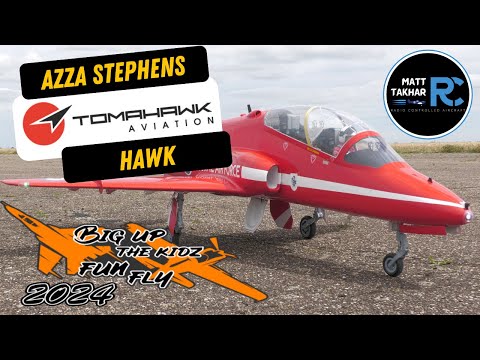 Azza Stephens’ Thrilling Tomahawk Aviation Hawk Flight at Big Up The Kidz Fun Fly 2024!