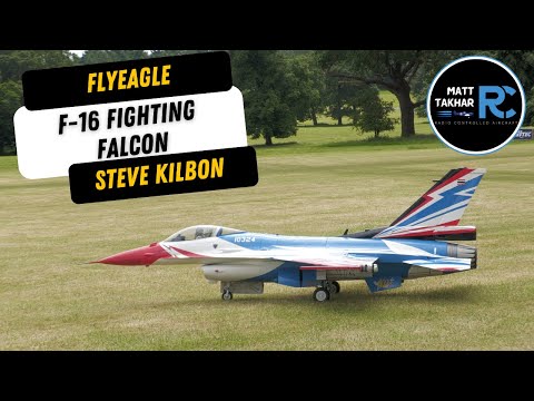F-16 Flighting Falcon with smoke grenades! | Weston Park
