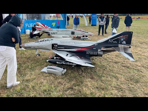 Formation Flight 2 MASSIVE CARF F-4 Phantoms | JetPower 2024