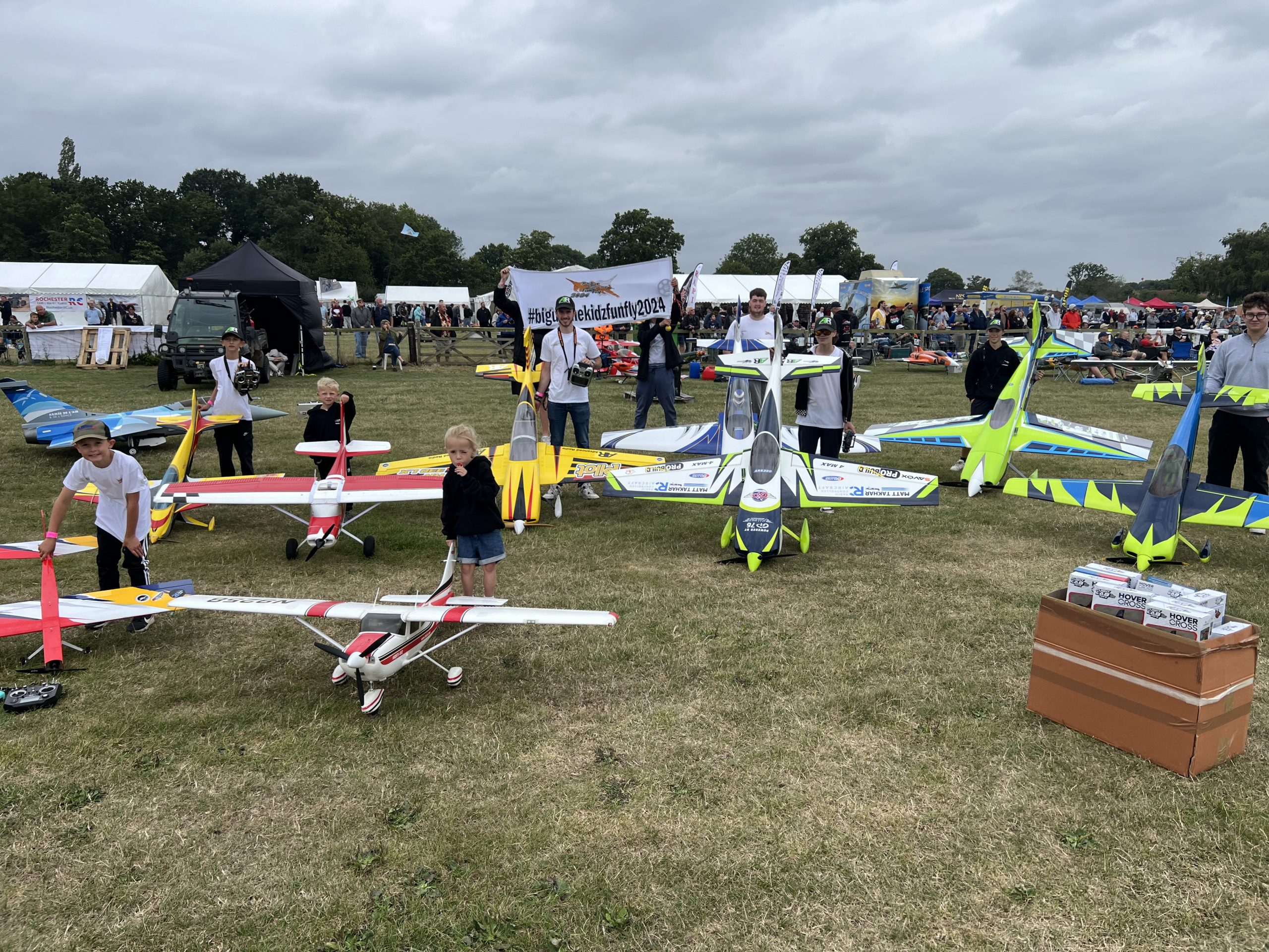 Big Up the Kidz at Southern Model Airshow 2024