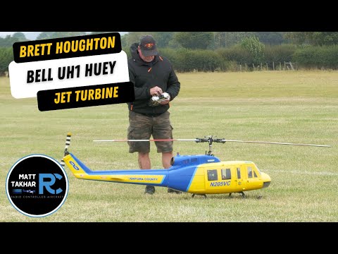 Incredible Bell UH1 Huey Jet Turbine RC Helicopter Flight | Southern Model Show 2024