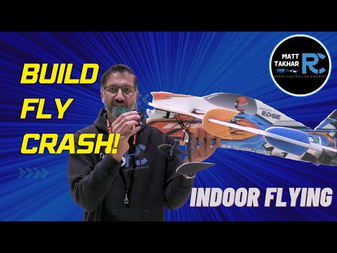 Unboxing, Building & Test Flying the 37” Mighty Edge | My First Indoor Model Experience!