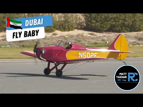 Incredible Sounding CARF Fly Baby | Low Passes & Engine Roar in Dubai
