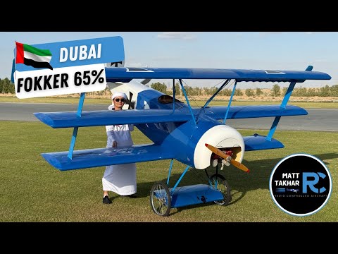 Low Flying Fokker Triplane Like You’ve Never Seen! | 65% Scale Masterpiece