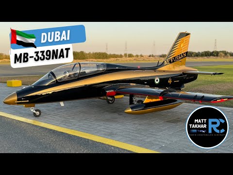 Massive RC MB-339 NAT | Twin Turbine Jet Flies at Dubai National Day