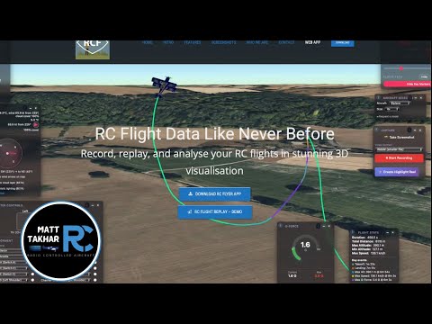 RC Flyer App – Track, Replay & Analyse Your RC Flights in 3D | Flight Replay Showcase