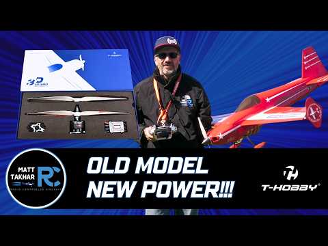 Bringing an Old RC Plane Back to Life! 🔥 48” Extreme Flight Laser Upgrade (T-Hobby AM480 Combo)