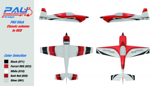 PAU Slick Classic Scheme Red