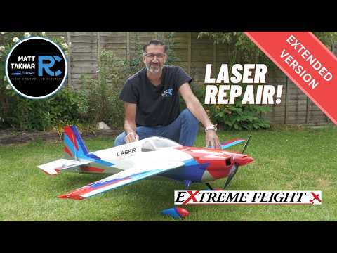 Extended Cut: Repairing a Crashed Extreme Flight Laser EXP v2