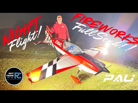 BLACKOUT 3D! 🔥 PAU Extra Goes INSANE Under Fireworks! | Rory – Headcorn Night Fly